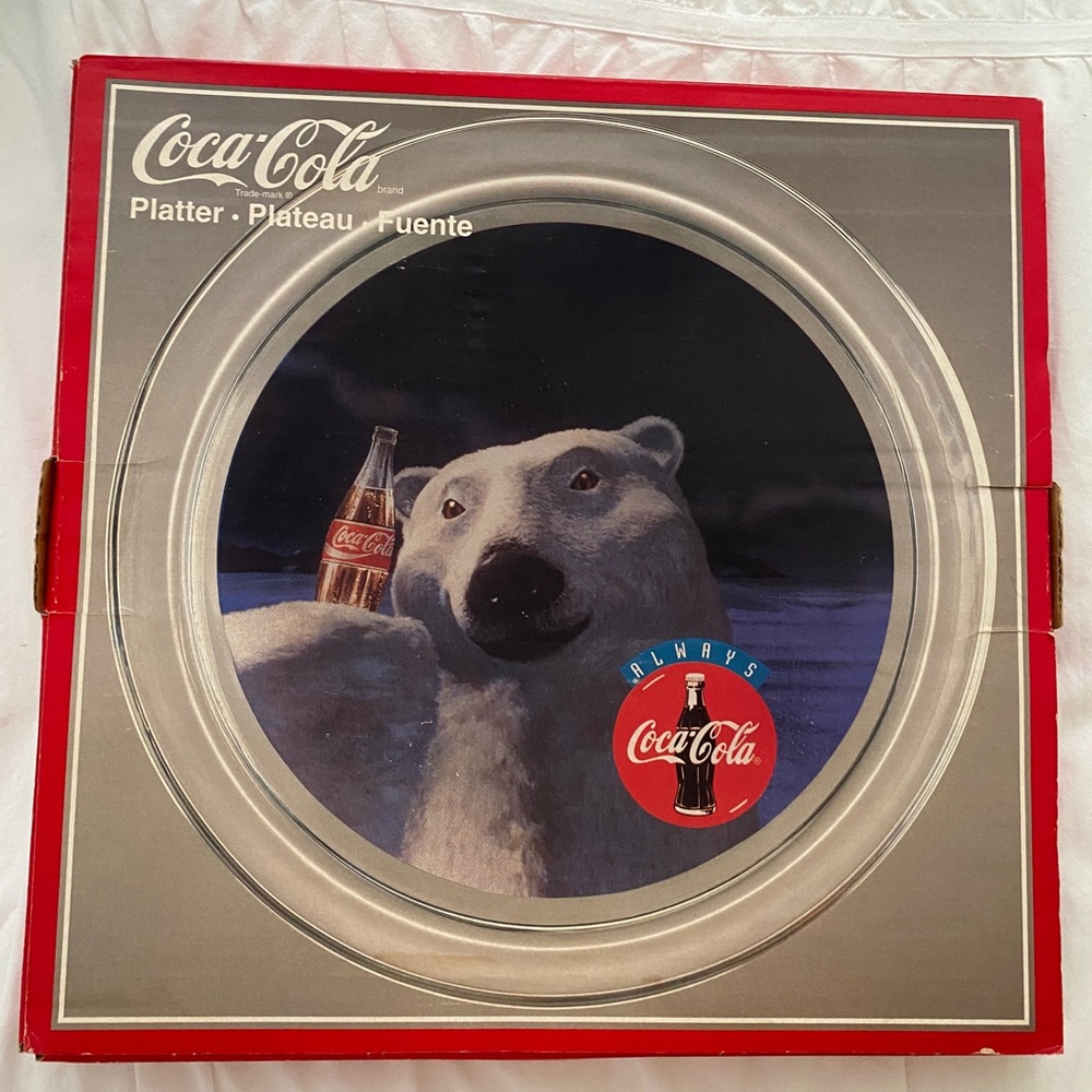Coca-Cola Polar Bear Platter